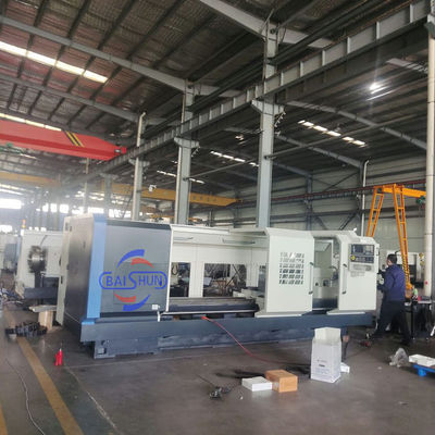 China Twin Chuck Torn Screw Cutting CNC Pipe Threading Lathe Machine Preço