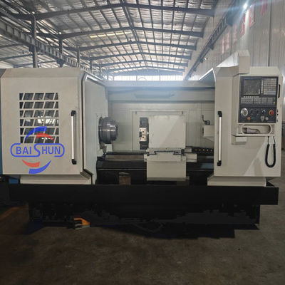 Máquina de torno CNC de corte de tubos de corte de metal com fuso grande