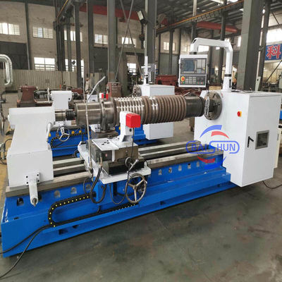 Máquina automática de marcação de ranhuras de rolos de grande diâmetro