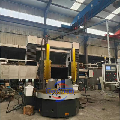 Máquina de torneamento de torno CNC vertical de coluna dupla de alta precisão