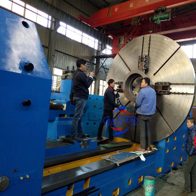 Diâmetro de balanço grande Torno de rotação de rolos horizontais Torno de corte pesado