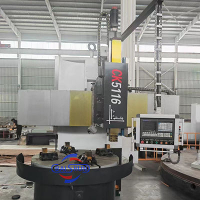 CK5116A Máquina de torno vertical CNC de coluna única Máquina de fresagem vertical para torno