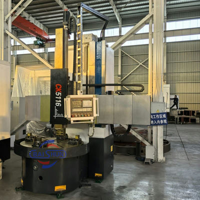 CK5116 CNC Single Column Vertical Lathe 1600mm Diâmetro giratório