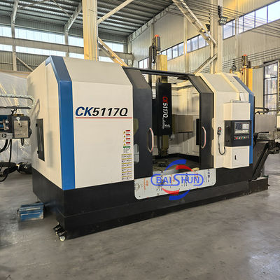 China Feito Tesouro Pesado Variavel Velocidade Metal Tornar Torno CNC Vertical Torno
