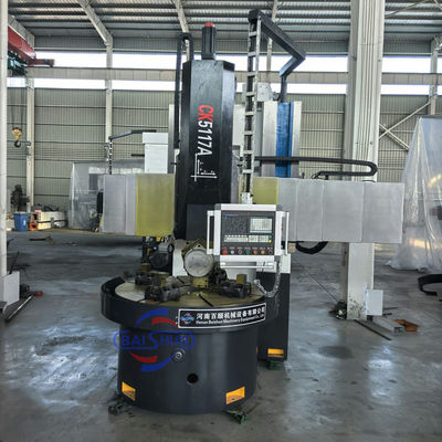 Máquina de torno de alta precisão grande torreta CNC carrossel vertical para metal