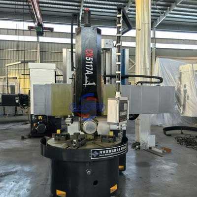 CK5117 Máquina de torno vertical de metal 1700 mm Diâmetro giratório
