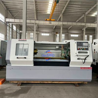 CK6150 máquina de torno CNC de cama plana de 500 mm balanço de 1500 mm peça de trabalho