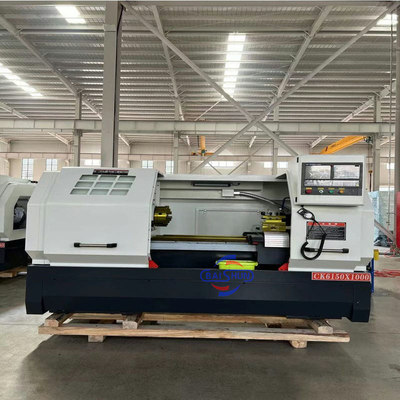 Torno CNC Chinês CK6150 com Leito Plano - Máquina-Ferramenta CNC Siemens