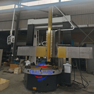 Torno Vertical CNC de Coluna Dupla para Serviços Pesados com Diâmetro Máximo de Torneamento de 2500mm e Usinagem de Precisão