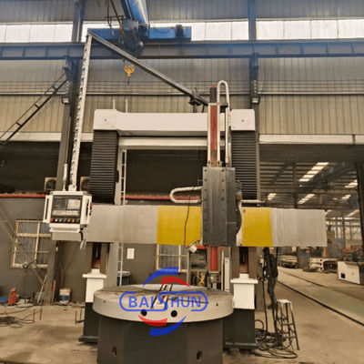 Máquina de torneamento de metal pesado com torno vertical CNC da China