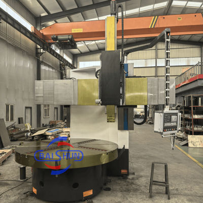 Torno Vertical CNC com Torreta com Diâmetro Máximo de Torneamento de 2500mm, Altura Máxima de 1600mm e Tamanho da Mesa Rotativa de 2250mm