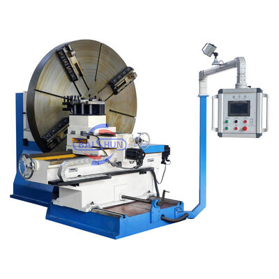 Chinês Horizontal Flange End Facing torno C6025 com 2500mm Max. Diâmetro girado e 2000mm Chuck Diâmetro