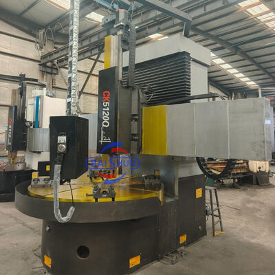 Potente torno vertical VTL CNC para fabricação e usinagem de grandes peças