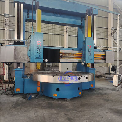 Vtl China CNC Metal Machining Torno rotativo de grande diâmetro Torno de torneamento vertical