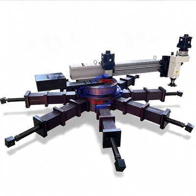 Máquina portátil de fixação de flange de torno de configuração rápida ID/OD